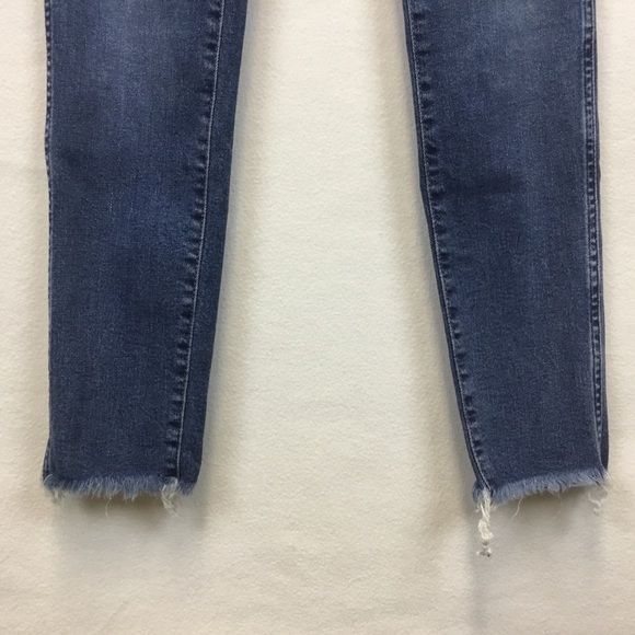 Madewell 10" High-Rise Skinny Jeans Mackey Wash Button Front Edition - Picture 6 of 16